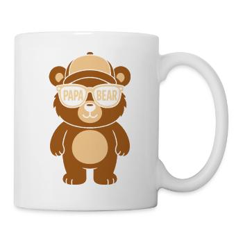 Papa Bear - Tasse - Weiß - Rechts