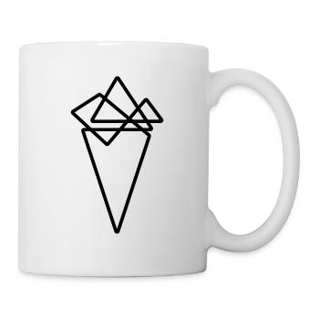 Eis - Tasse - Weiß - Rechts