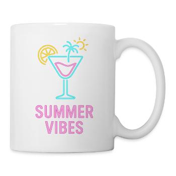 Summer Vibes Neon Cocktail - Mug - white - Right
