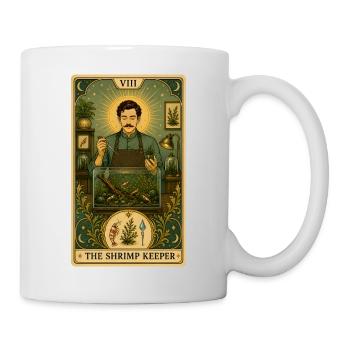 Garnelenhalter | Aquarium Tarot - Tasse - Weiß - Rechts