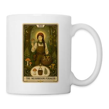 Mushroom Picker | Forest & Mushrooms Tarot - Mug - white - Right