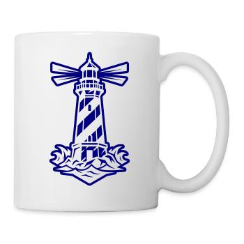 Icône de la Côte du Phare - Mug blanc - blanc - Droite