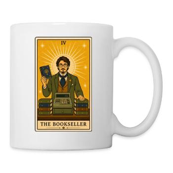 Buchhändler | Bücher Beruf Tarot - Tasse - Weiß - Rechts