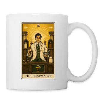 Pharmacien | Tarot de la profession pharmaceutique - Mug blanc - blanc - Droite