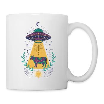 Symbole de la Géométrie Sacrée de la Méditation Spirituale - Mug blanc - blanc - Droite
