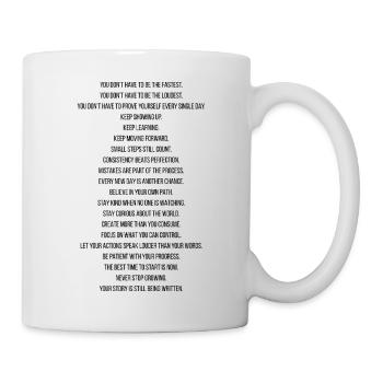 Positivity Statement - Mug - white - Right