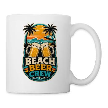 Beach Beer Crew Shirt - Tasse - Weiß - Rechts
