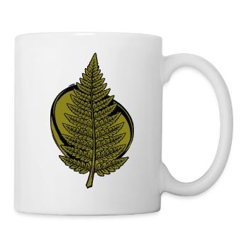 Minimal Forest Symbol Nature Streetwear - Mug - white - Right