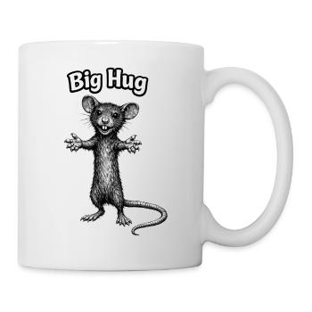 Grand Rat Câlin - Mug blanc - blanc - Droite