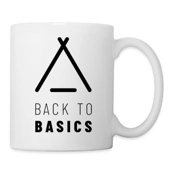 Back to Basics | Camping & Bushcraft | Zelt - Tasse - Weiß - Rechts