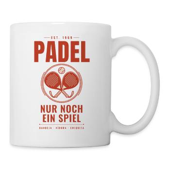 Padel Nur Noch Ein Spiel Padel Tennis Geschenk - Tasse - Weiß - Rechts