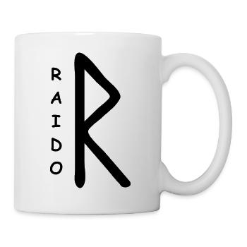 Runes Runiques Raido - Mug blanc - blanc - Droite