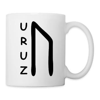 Uruz Rune Runen - Tasse - Weiß - Rechts