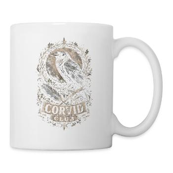 Rabe Raben Corvid Club - Tasse - Weiß - Rechts