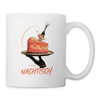Himmel zum Nachtisch – Wolkenkuchen - Tasse - Weiß - Rechts