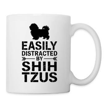 Shih Tzu Sprüche Hunde Lustiges Shih Tzu Geschenk  - Tasse - Weiß - Rechts