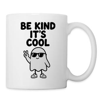 Cooles Friedensgespenst - Tasse - Weiß - Rechts