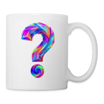 Fragezeichen - Tasse - Weiß - Rechts