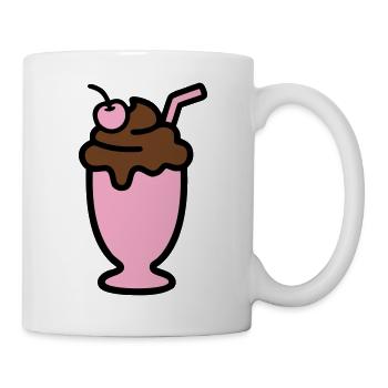 Milchshake Eiscreme Icon - Mug - white - Right