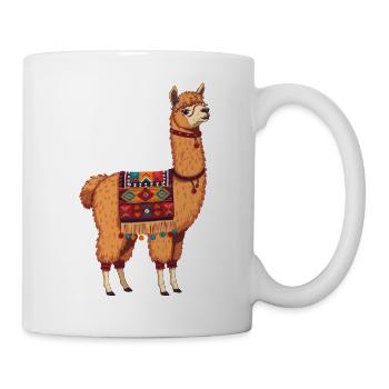 No drama, just llama - Mug - white - Right