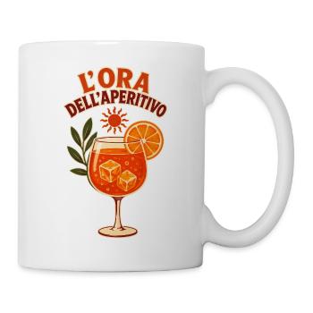 L'Ora dell'Aperitivo - Italienischer Sommer - Tasse - Weiß - Rechts