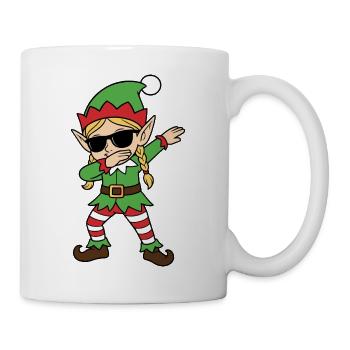 Elf Dab Christmas Chic - Mug - white - Right
