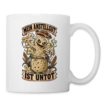 Untotes Anstellgut - Tasse - Weiß - Rechts