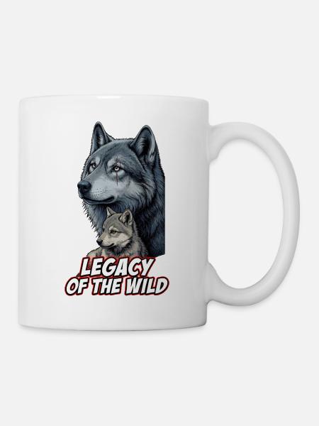 Wildwölfe Vermächtnis - Tasse - Weiß