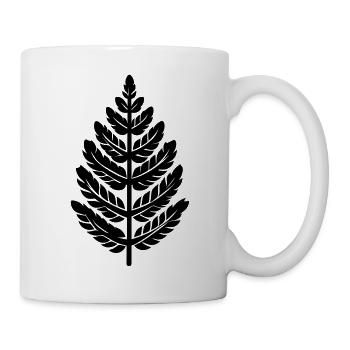 Farn - Tasse - Weiß - Rechts