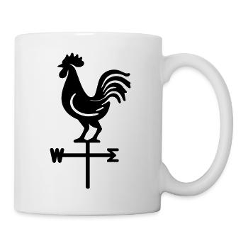 Wetterhahn - Tasse - Weiß - Rechts
