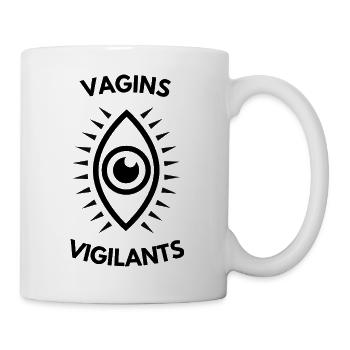 Vigilant Vaginas Parodie - Tasse - Weiß - Rechts
