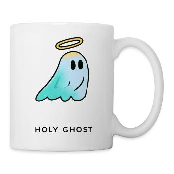 Haly Ghost: Sanfter Leuchtgeist - Tasse - Weiß - Rechts