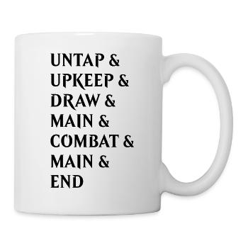 The Steps Of A Turn – schwarz - Tasse - Weiß - Rechts