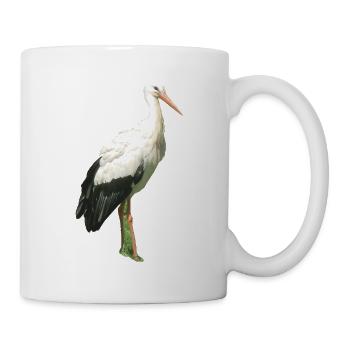 Storch - Tasse - Weiß - Rechts