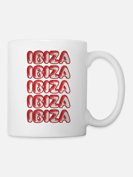 Geschenk für Ibiza - Tasse - Weiß
