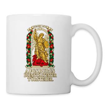 Turamichele Augsburgs Türsteher - Tasse - Weiß - Rechts