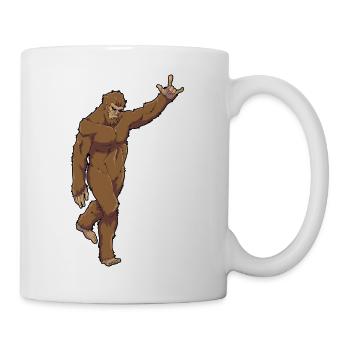 Bigfoot Rocks - Tasse - Weiß - Rechts