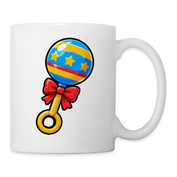 Sternenrassel Ball für Babys - Tasse - Weiß - Rechts