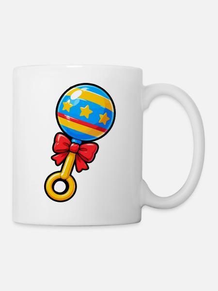 Sternenrassel Ball für Babys - Tasse - Weiß