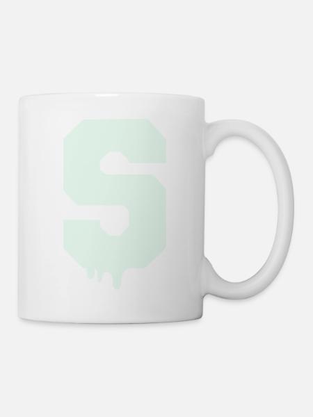 S Tropfen - Tasse - Weiß