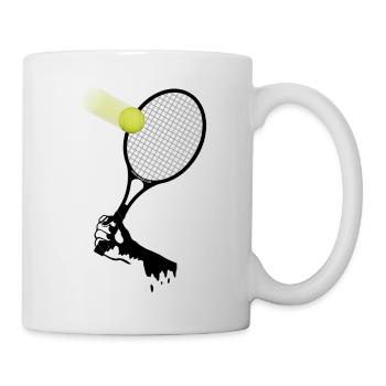 tennis_2 - Tasse - Weiß - Rechts