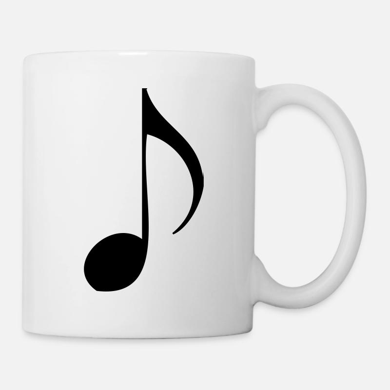 Musiknote - Tasse - Weiß