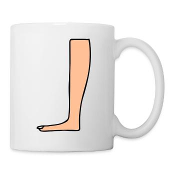 Leg Heiroglyph - Mug blanc - blanc - Droite