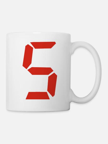 5 - Tasse - Weiß