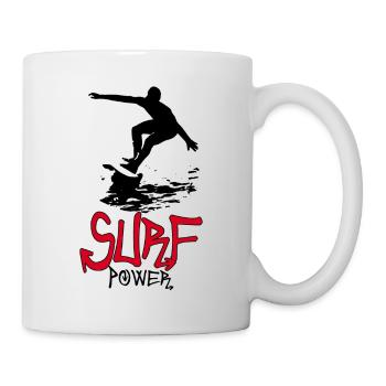 surf - Tasse - Weiß - Rechts