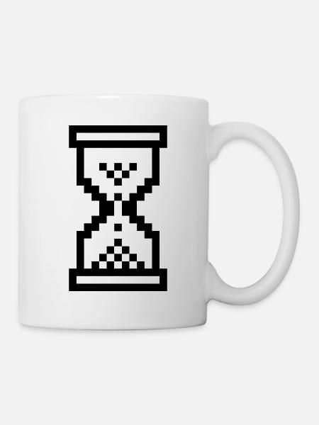 HourGlass - Tasse - Weiß