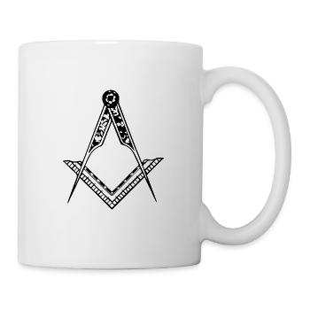 Franc-maçonnerie - Mug blanc - blanc - Droite