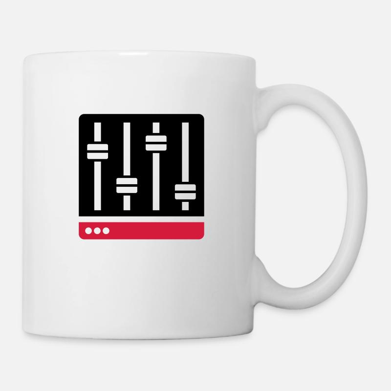 Égaliseur cadeau mélangeur - Mug blanc - blanc
