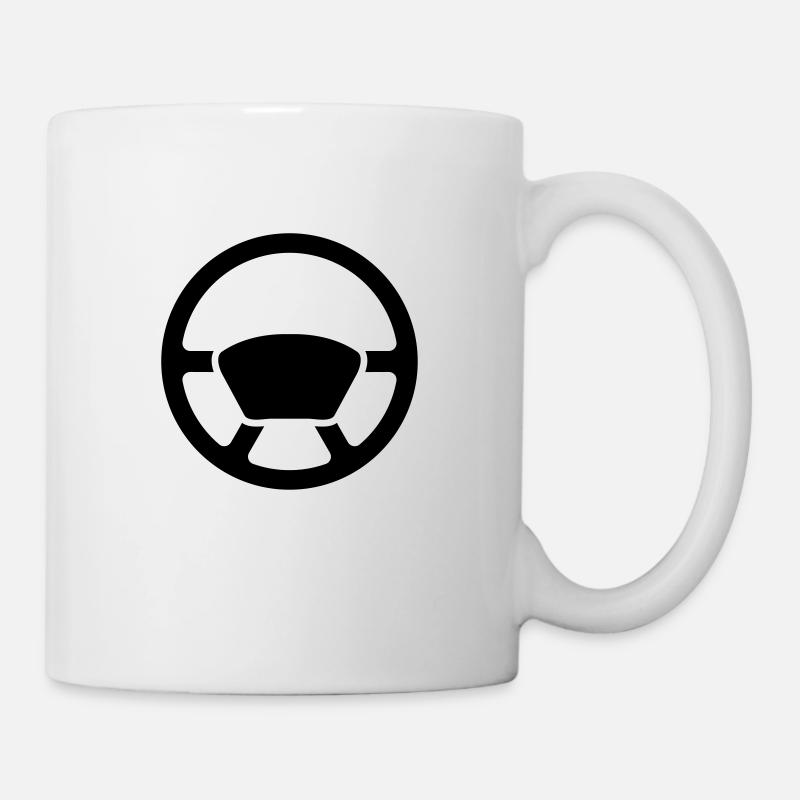 voiture volant - Mug blanc - blanc