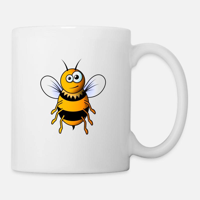 Comic Biene - Tasse - Weiß
